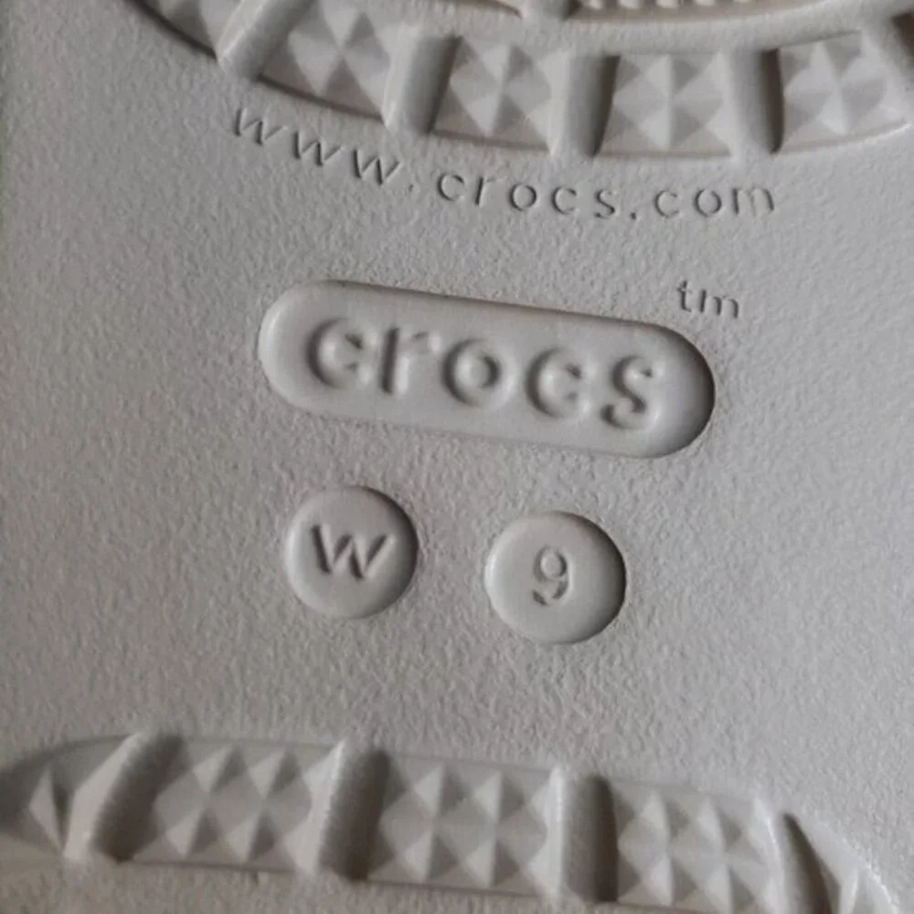 NWT - Crocs Women's Sloane Glitter Flip Flop Wedge Sandals W9 - Picture 8 of 10